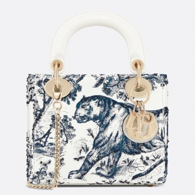 Dior Mini Lady Dior Bag With Toile De Jouy Printed LDBS240673