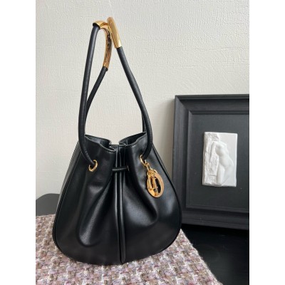 Dior Nolita Medium Bag in Black Calfskin LDBS240728