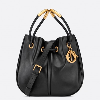 Dior Nolita Medium Bag in Black Calfskin LDBS240728