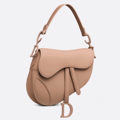 Dior Saddle Bag In Blush Ultramatte Calfskin LDBS240764