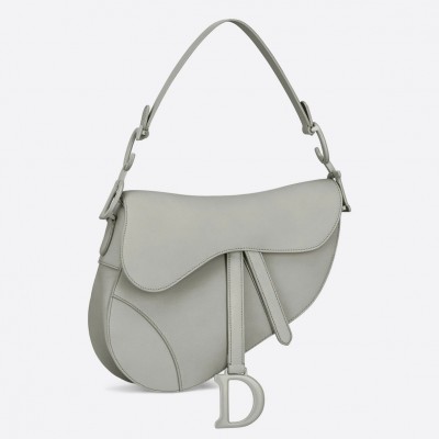 Dior Saddle Bag In Grey Ultramatte Calfskin LDBS240787