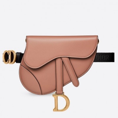 Dior Saddle Belt Bag In Powder Smooth Calfskin LDBS240815