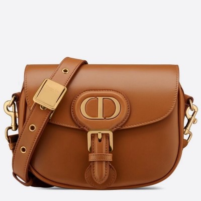 Dior Small Bobby Bag In Camel Calfskin LDBS240857