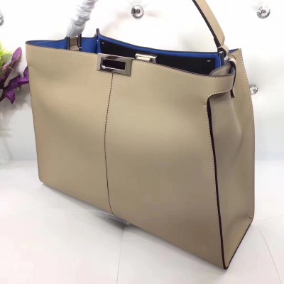 Fendi Beige Peekaboo X Lite Large Bag LDBS241013