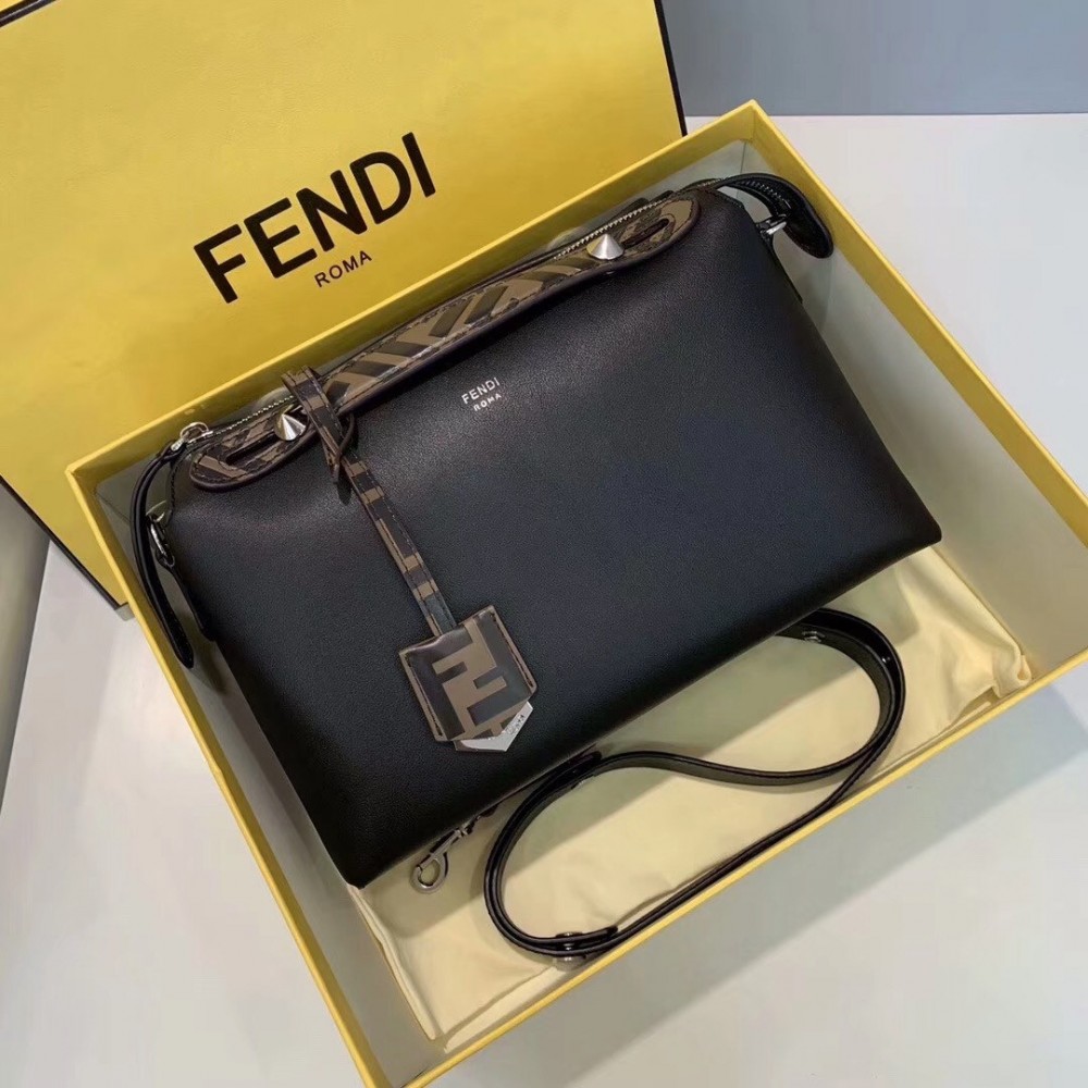 Fendi Black By The Way Medium Bag With FF Handles LDBS241021