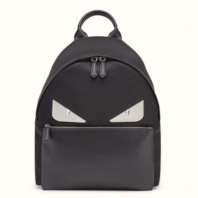 Fendi Black Large Bag Bugs Eye Inlays Backpack LDBS241030