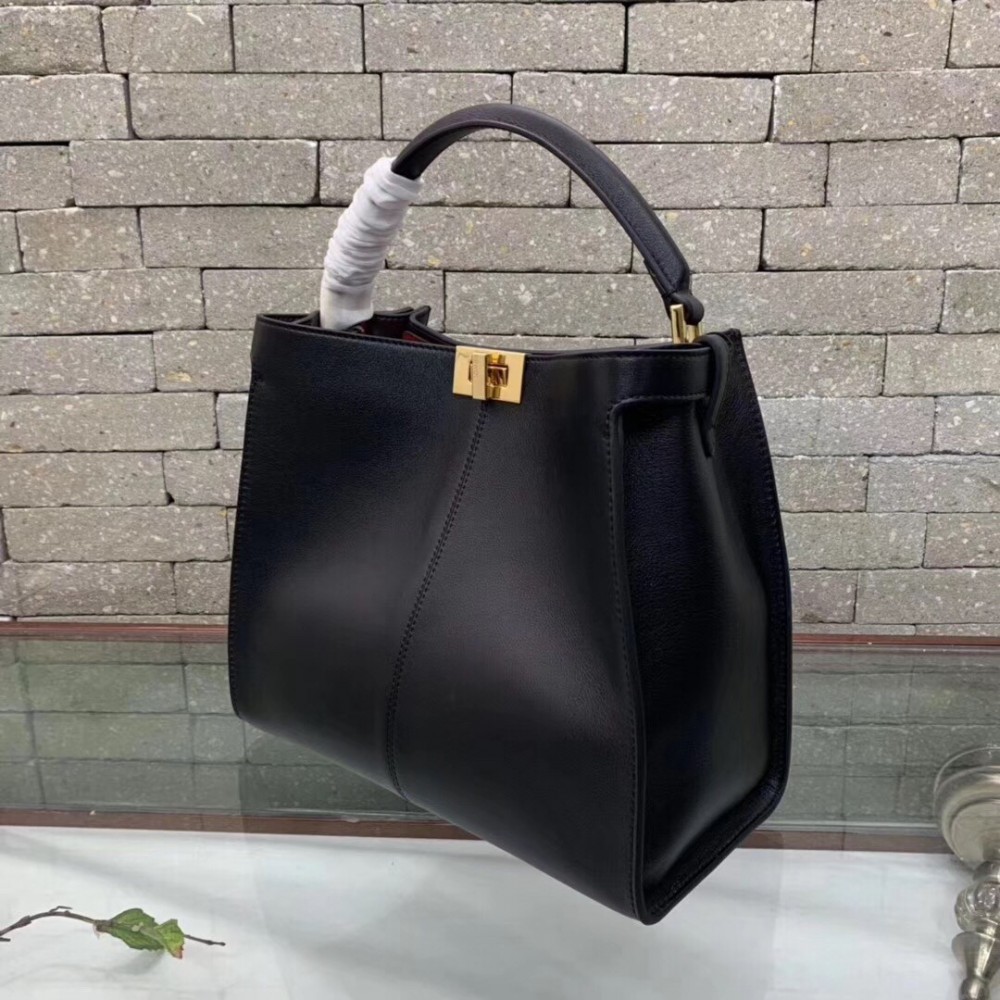 Fendi Black Peekaboo X Lite Regular Bag LDBS241044