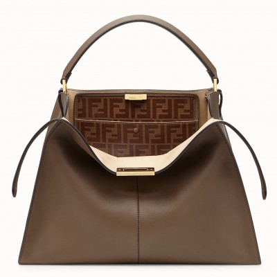 Fendi Brown Peekaboo X Lite Large Bag LDBS241053