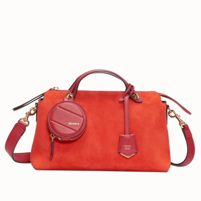 Fendi By The Way Medium Bag In Piment Suede LDBS241063