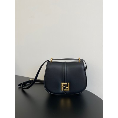 Fendi C'mon Medium Bag in Black Calfskin LDBS241067