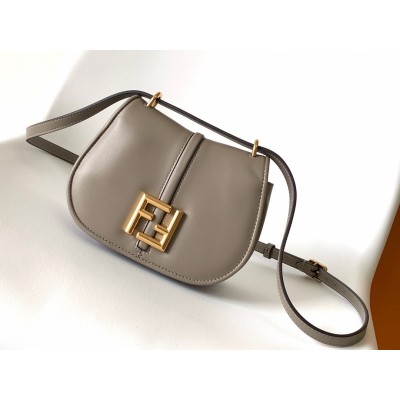 Fendi C'mon Small Bag in Grey Calfskin LDBS241072