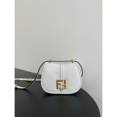 Fendi C'mon Small Bag in White Calfskin LDBS241073