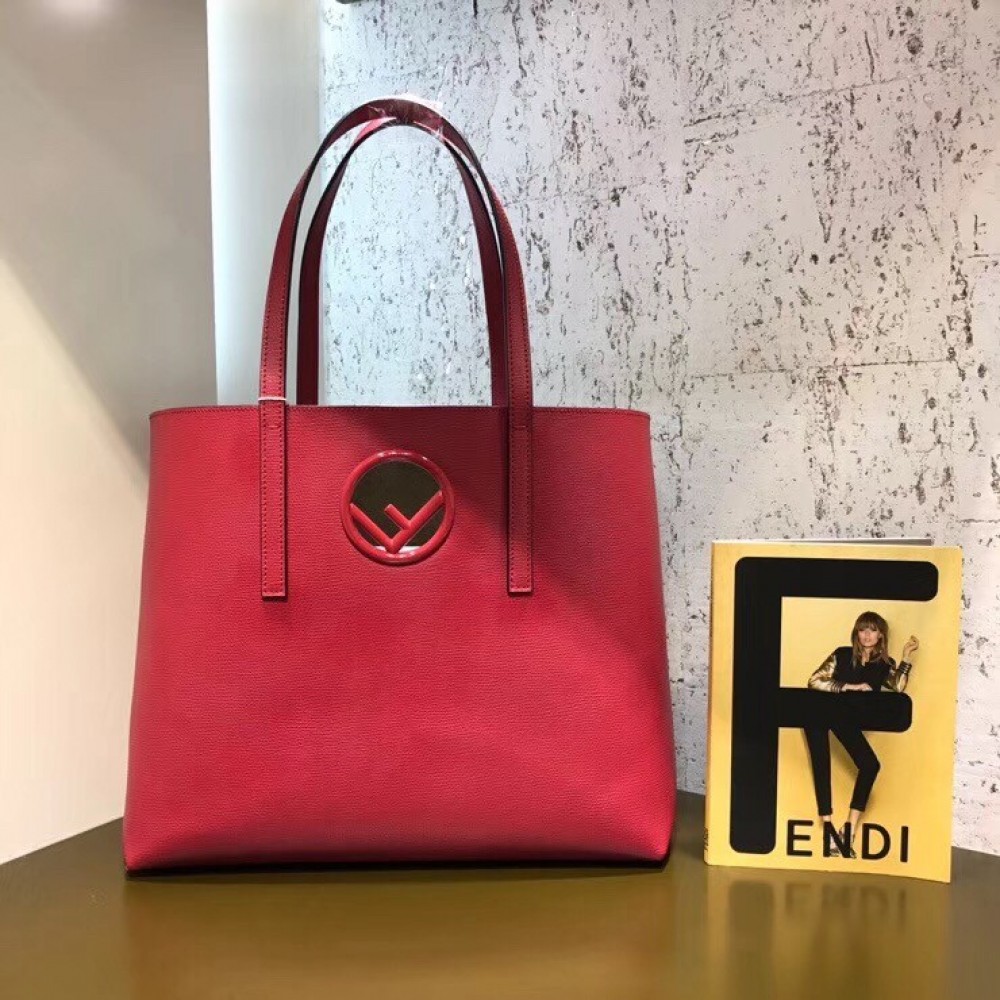 Fendi Cherry Kan I F Logo Shopper Bag LDBS241066