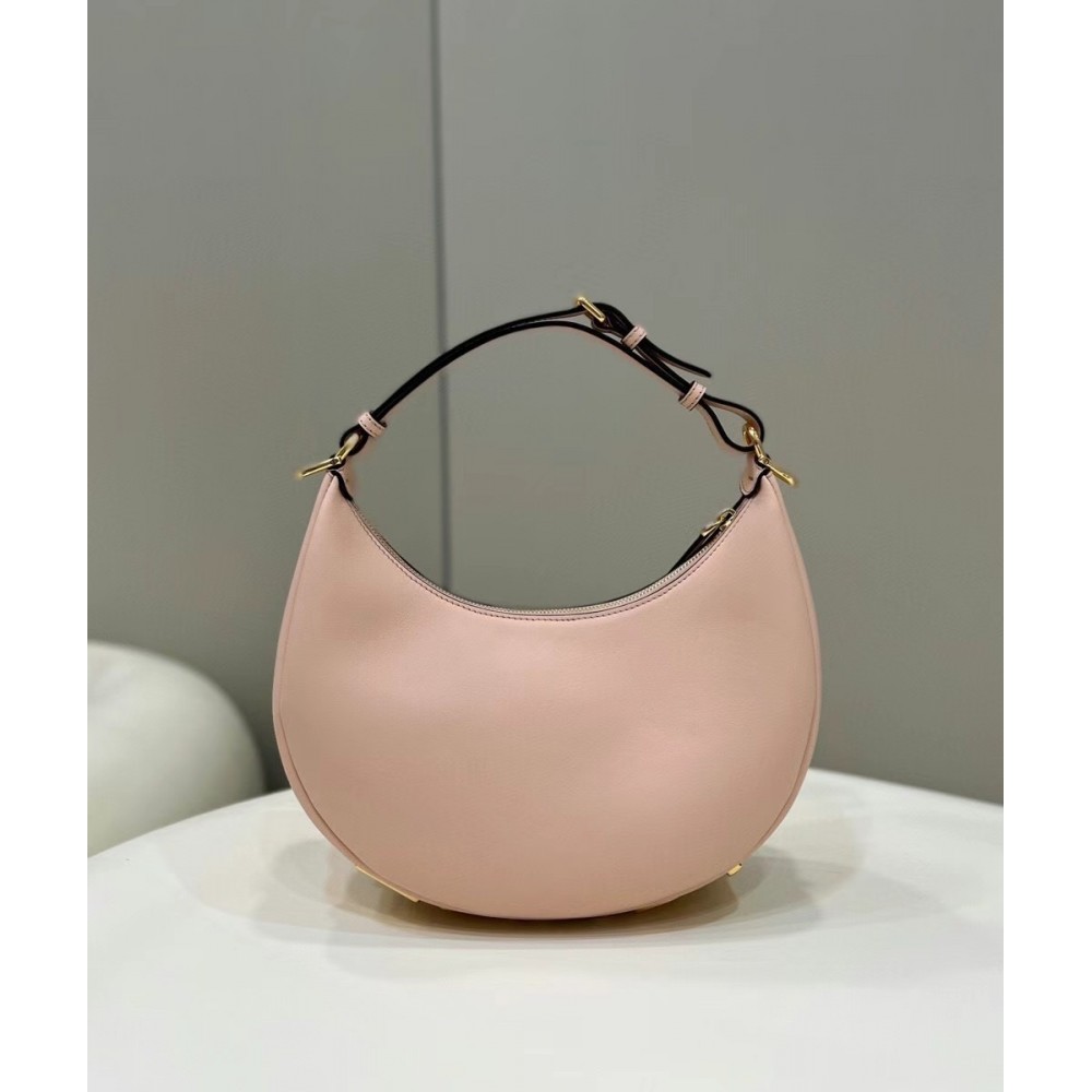 Fendi Fendigraphy Small Hobo Bag In Pink Leather LDBS241082