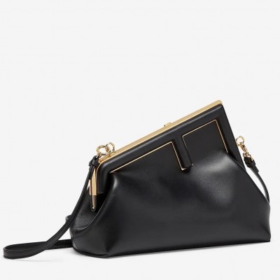 Fendi First Small Bag In Black Nappa Leather LDBS241098