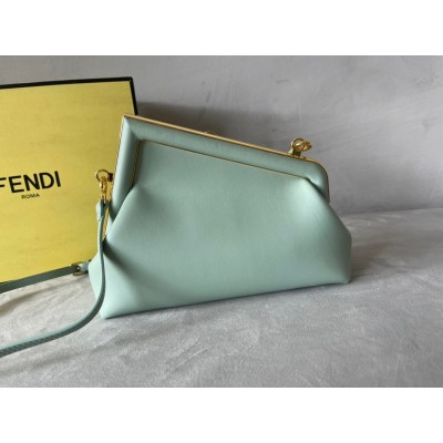 Fendi First Small Bag In Mint Green Nappa Leather LDBS241104