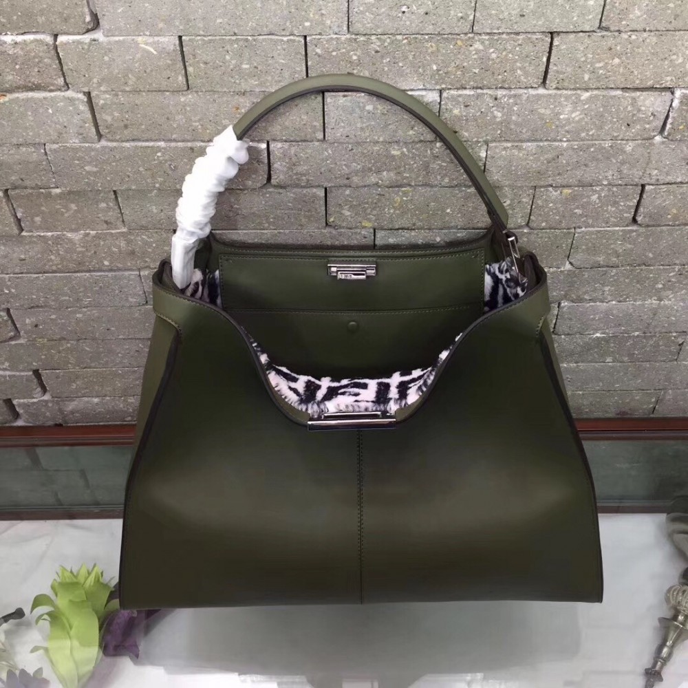 Fendi Green Peekaboo X Lite Large Bag LDBS241111