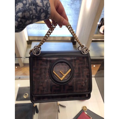 Fendi Kan I F Shoulder Bag In Tech Mesh LDBS241121