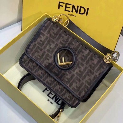 Fendi Kan I F Shoulder Bag In Tech Mesh LDBS241122