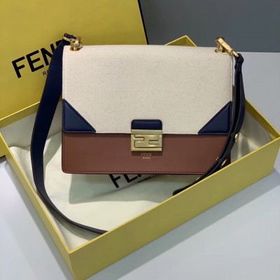 Fendi Kan U Bag In Canvas And Calfskin LDBS241128