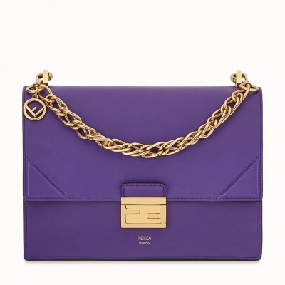 Fendi Kan U Bag In Purple Calfskin LDBS241131