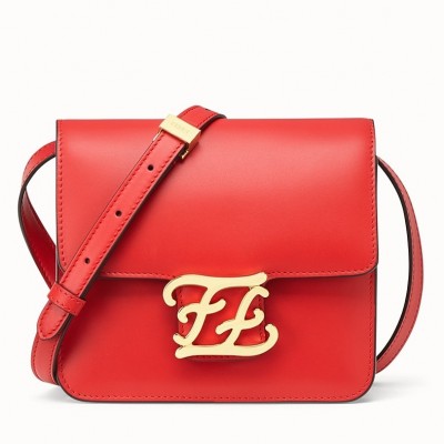 Fendi Karligraphy Bag In Red Calfskin Leather LDBS241139