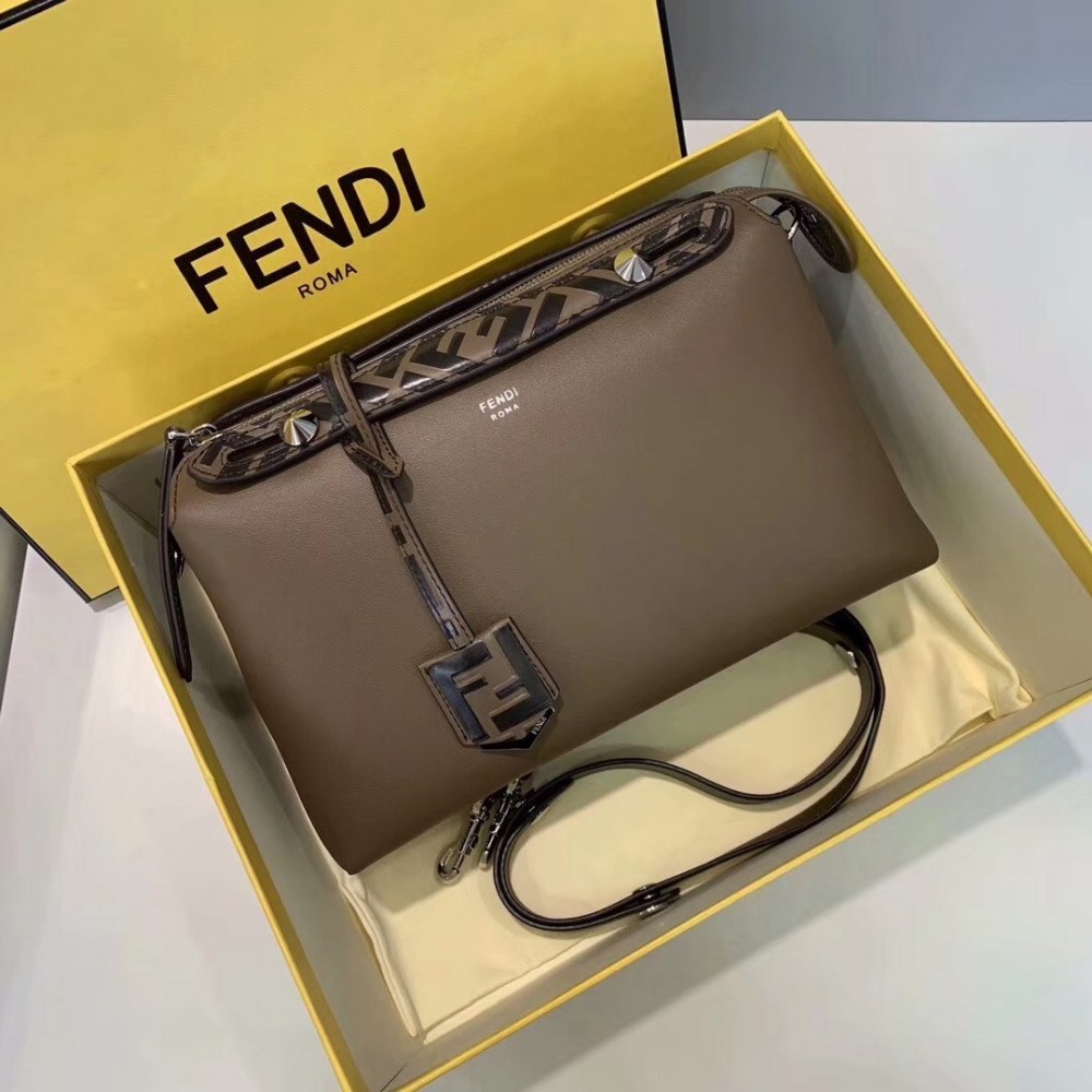 Fendi Khaki By The Way Medium Bag With FF Handles LDBS241141