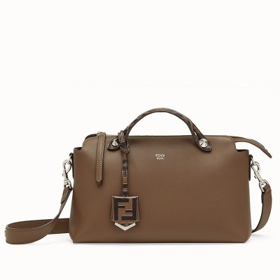 Fendi Khaki By The Way Medium Bag With FF Handles LDBS241141