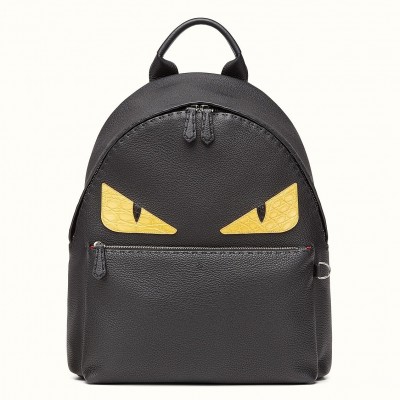 Fendi Large Bag Bugs Eyes Backpack In Roman Leather LDBS241143