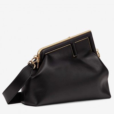 Fendi Medium First Bag In Black Nappa Leather LDBS241172