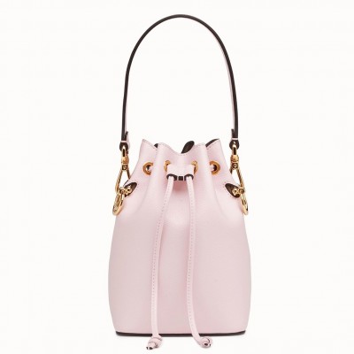 Fendi Mon Tresor Mini Bucket Bag In Pink Calfskin LDBS241199