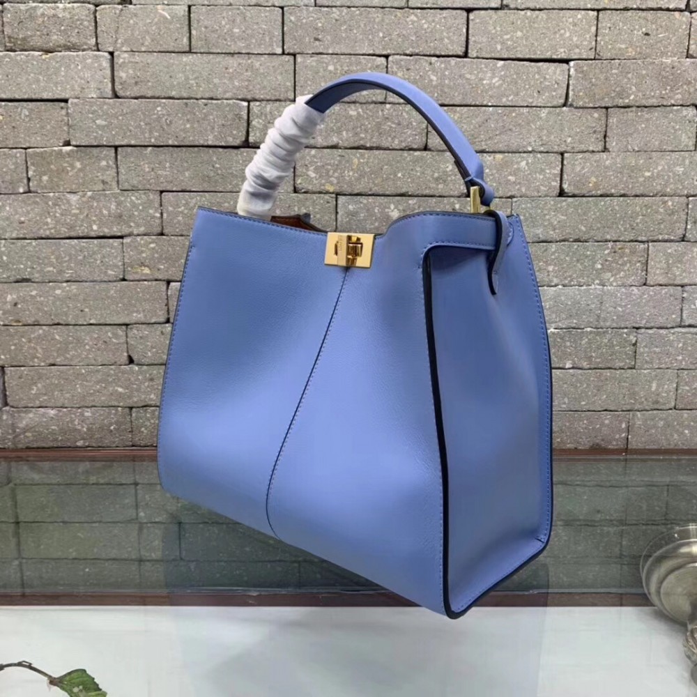 Fendi Pale Blue Peekaboo X Lite Regular Bag LDBS241216