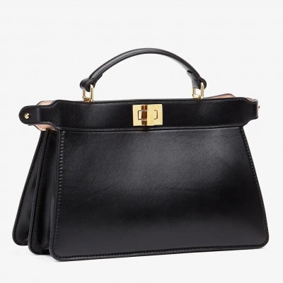 Fendi Peekaboo ISeeU East-West Bag In Black Nappa LDBS241217