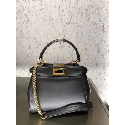 Fendi Peekaboo XS Bag In Black Nappa Leather LDBS241261