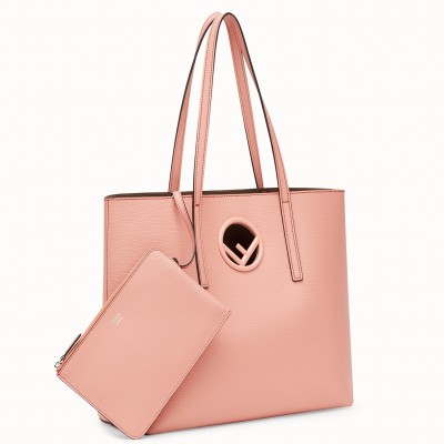 Fendi Pink Kan I F Logo Shopper Bag LDBS241274