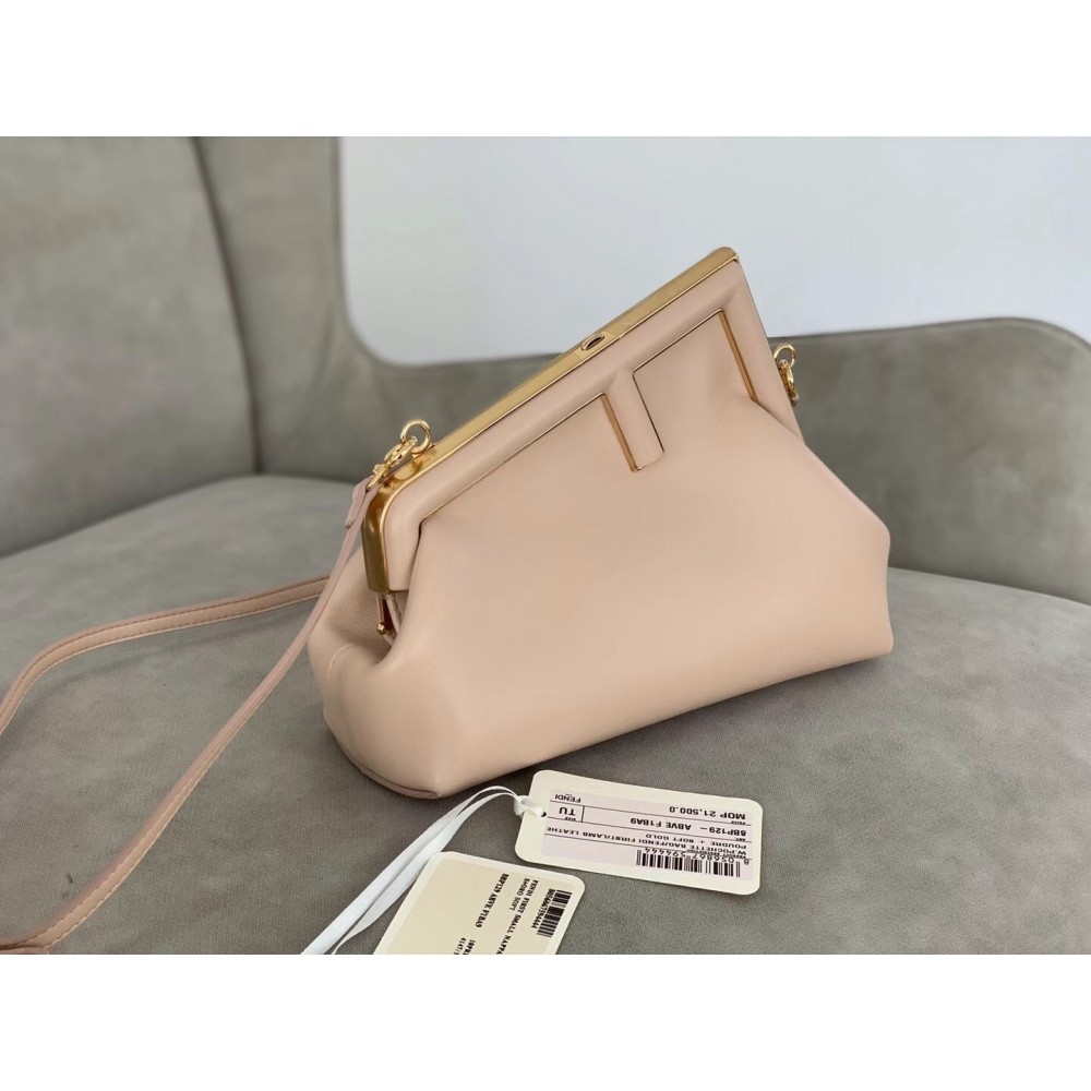 Fendi Small First Bag In Beige Nappa Leather LDBS241292