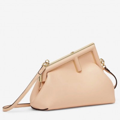 Fendi Small First Bag In Beige Nappa Leather LDBS241292