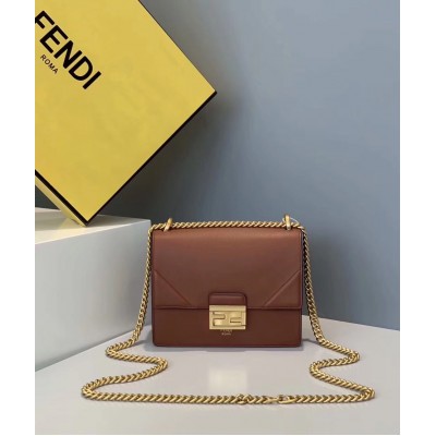 Fendi Small Kan U Bag In Brown Calfskin LDBS241311