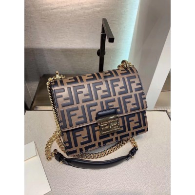 Fendi Small Kan U Bag In Calfskin Embossed With FF LDBS241312