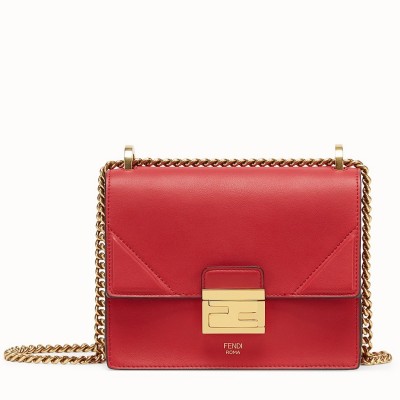 Fendi Small Kan U Bag In Red Calfskin LDBS241315