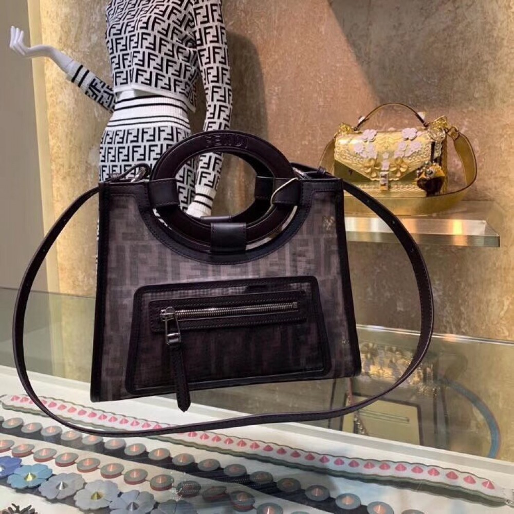 Fendi Small Mesh Runaway Shopper Bag