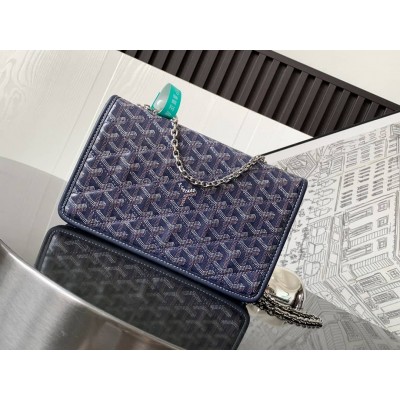 Goyard Alexandre III Bag Navy Blue LDBS247924