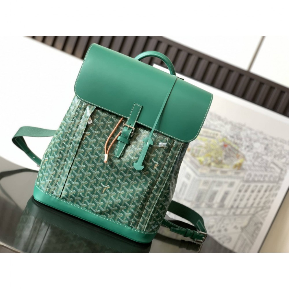 Goyard Alpin MM Backpack Green LDBS247651