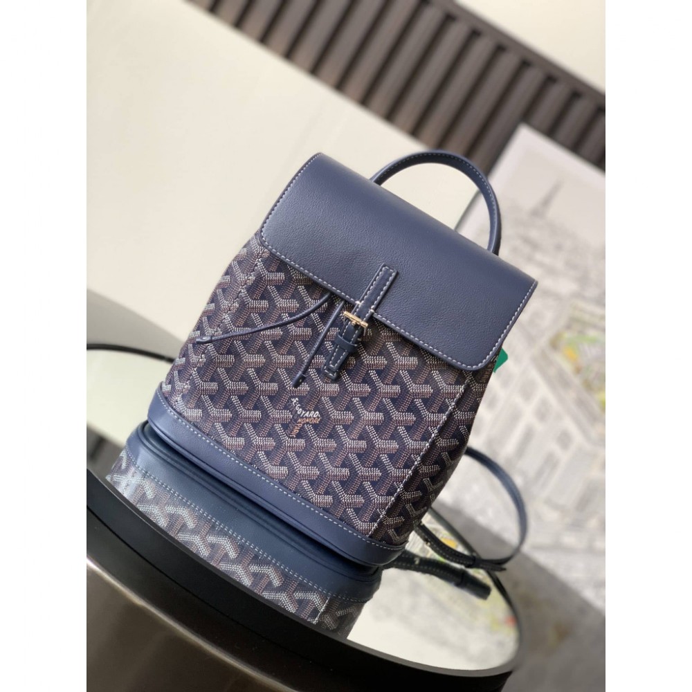 Goyard Alpin Mini Backpack Navy Blue LDBS247772