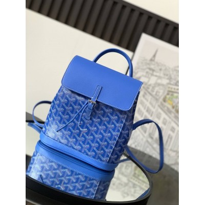 Goyard Alpin Mini Backpack Sky Blue LDBS247774