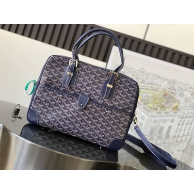 Goyard Ambassade PM Document Case Navy Blue LDBS247669