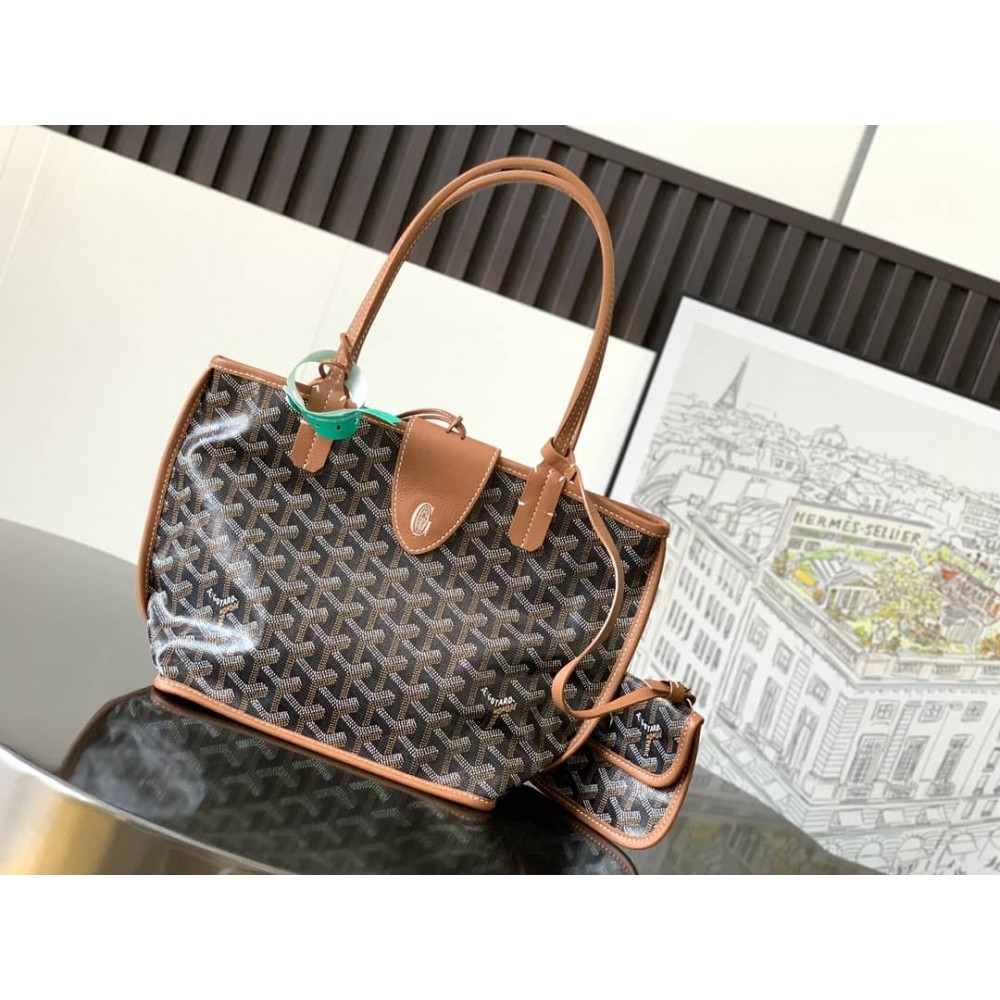 Goyard Anjou Mini Bag Black & Tan LDBS247821