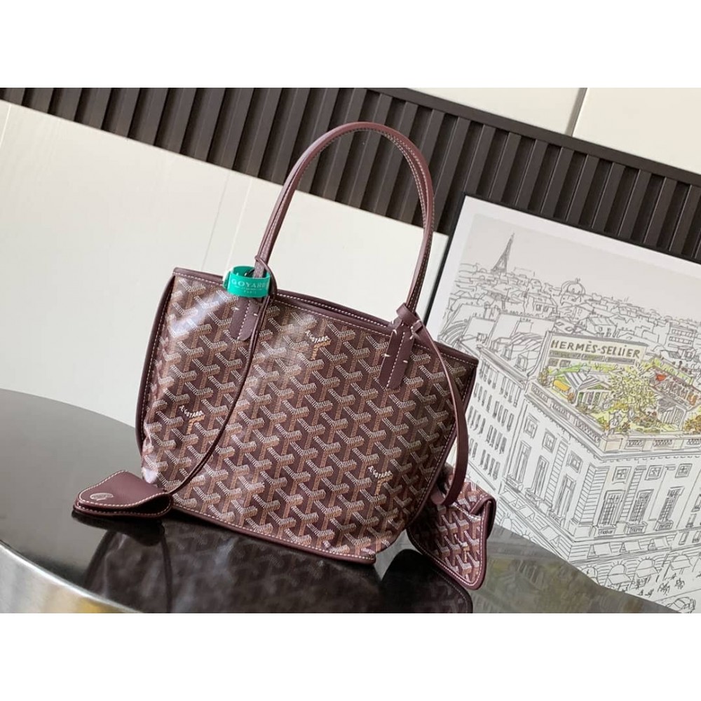 Goyard Anjou Mini Bag Burgundy LDBS247822