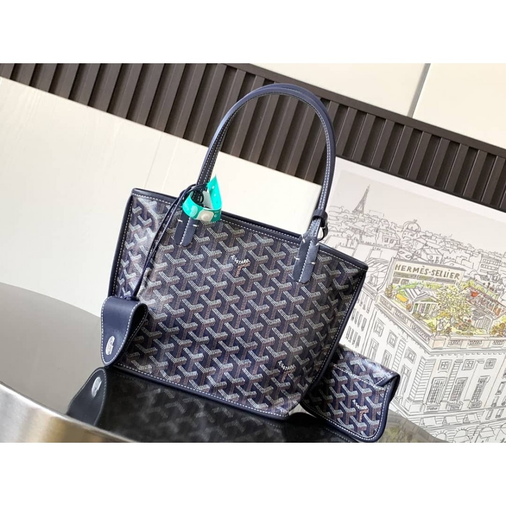 Goyard Anjou Mini Bag Navy Blue LDBS247833