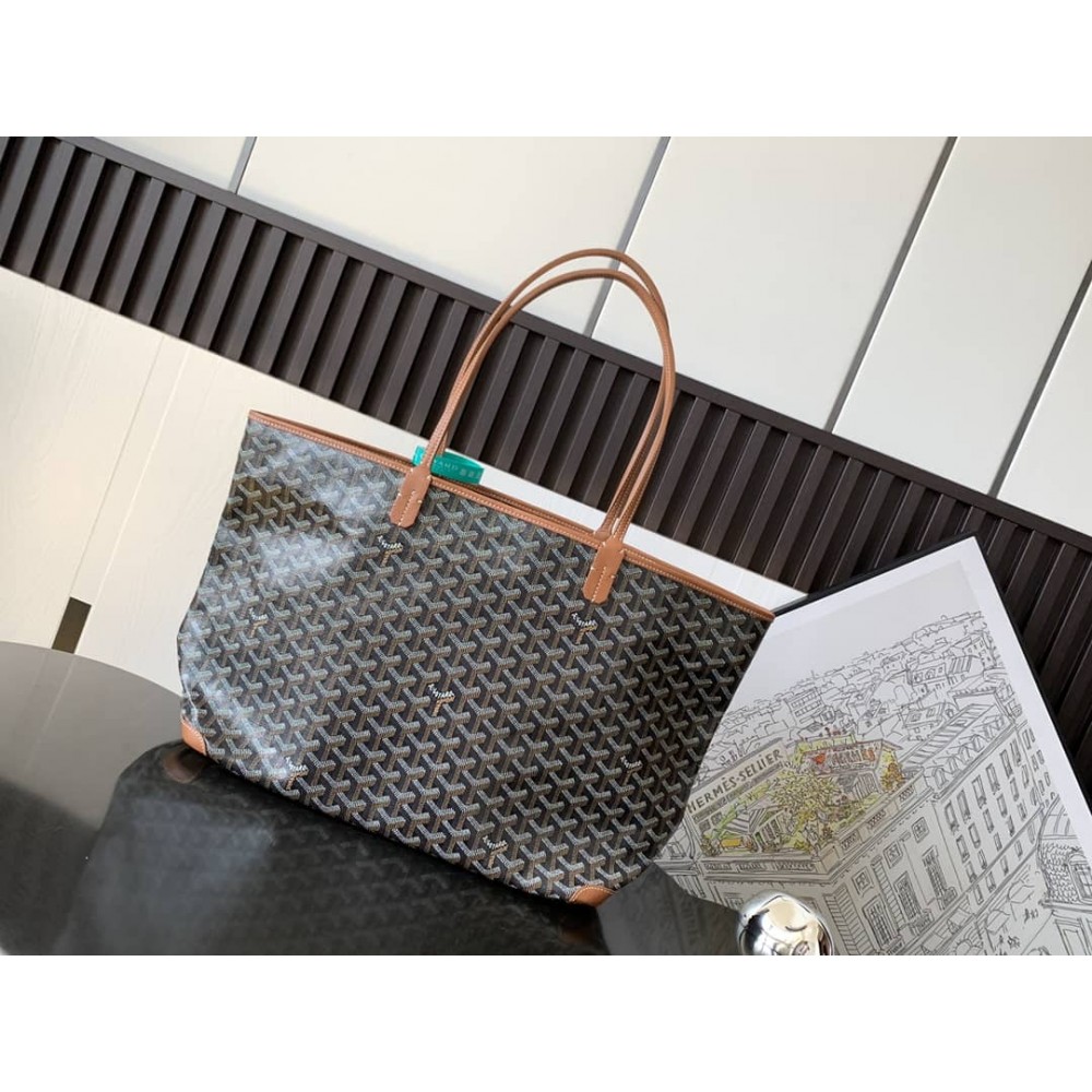 Goyard Artois MM Bag Black & Tan LDBS247968